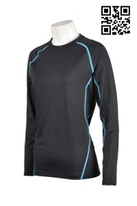 TF012訂製長袖緊身tee  團體緊身運動衫 設計緊身運動長袖  訂造緊身運動衫批發商